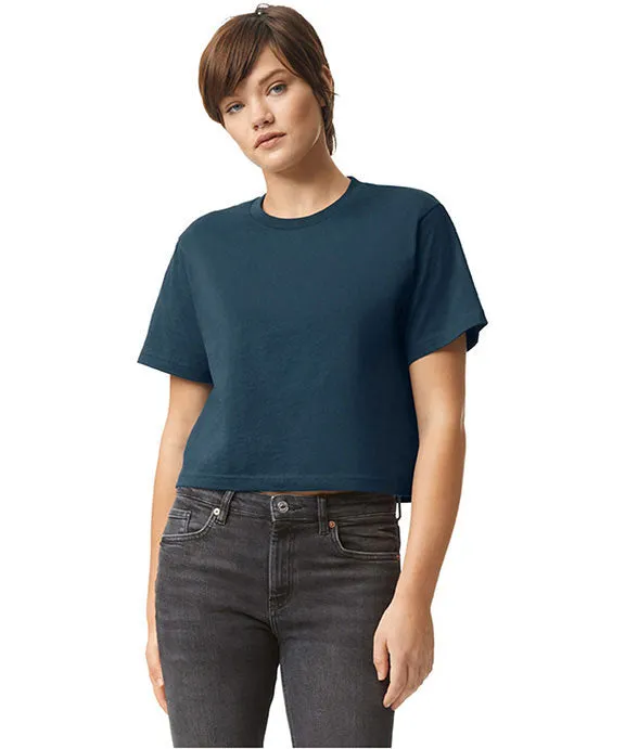 102AM - American Apparel Ladies Fine Jersey Boxy T-Shirt