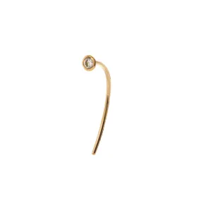 18k Diamond Short Arrow Earring