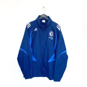 2007/08 CHELSEA Vintage adidas Football Rain Coat Jacket 44/46 (XL) Drogba Era