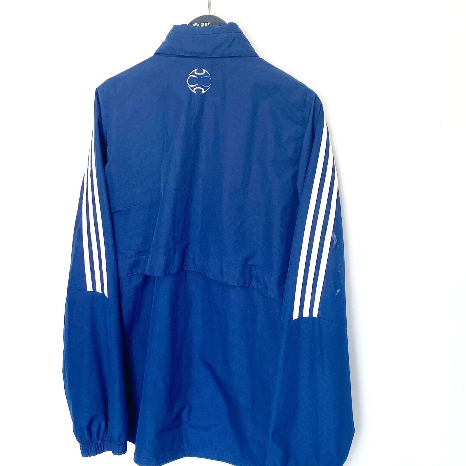 2007/08 CHELSEA Vintage adidas Football Rain Coat Jacket 44/46 (XL) Drogba Era