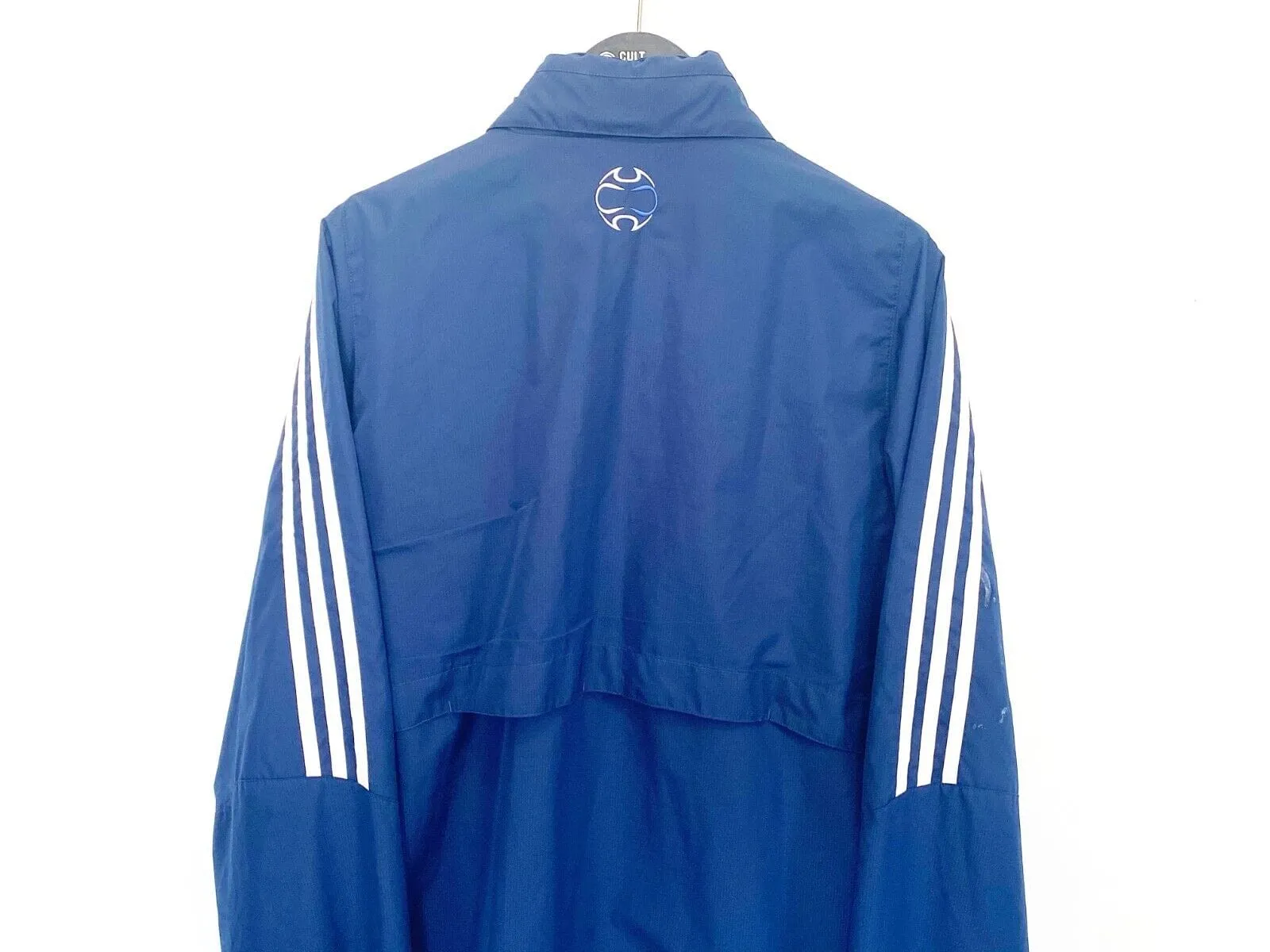 2007/08 CHELSEA Vintage adidas Football Rain Coat Jacket 44/46 (XL) Drogba Era