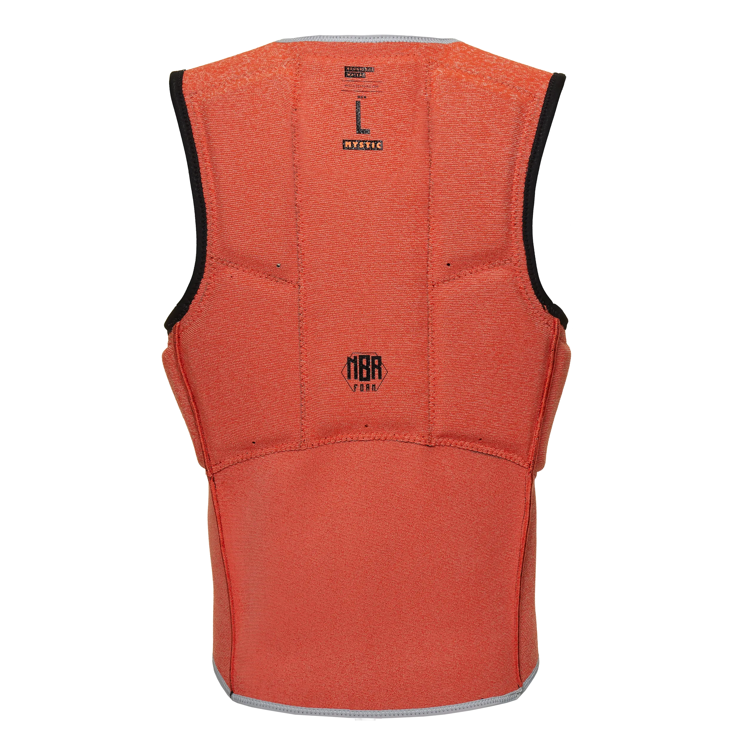 2023 Mystic Foil Impact Vest - Front Zip - Black