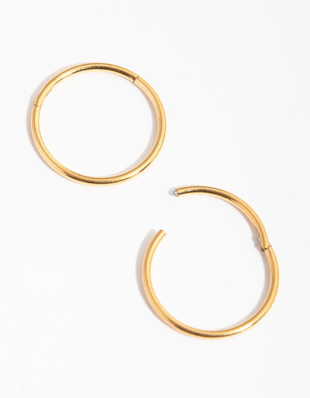 24 Carat Gold Plated Surgical Steel Sleeper 10mm Earrings