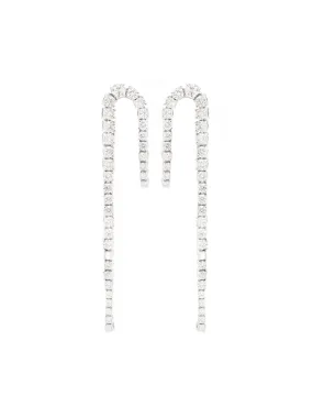 3.27ct Diamond 14K Gold Linear Cascade Earrings