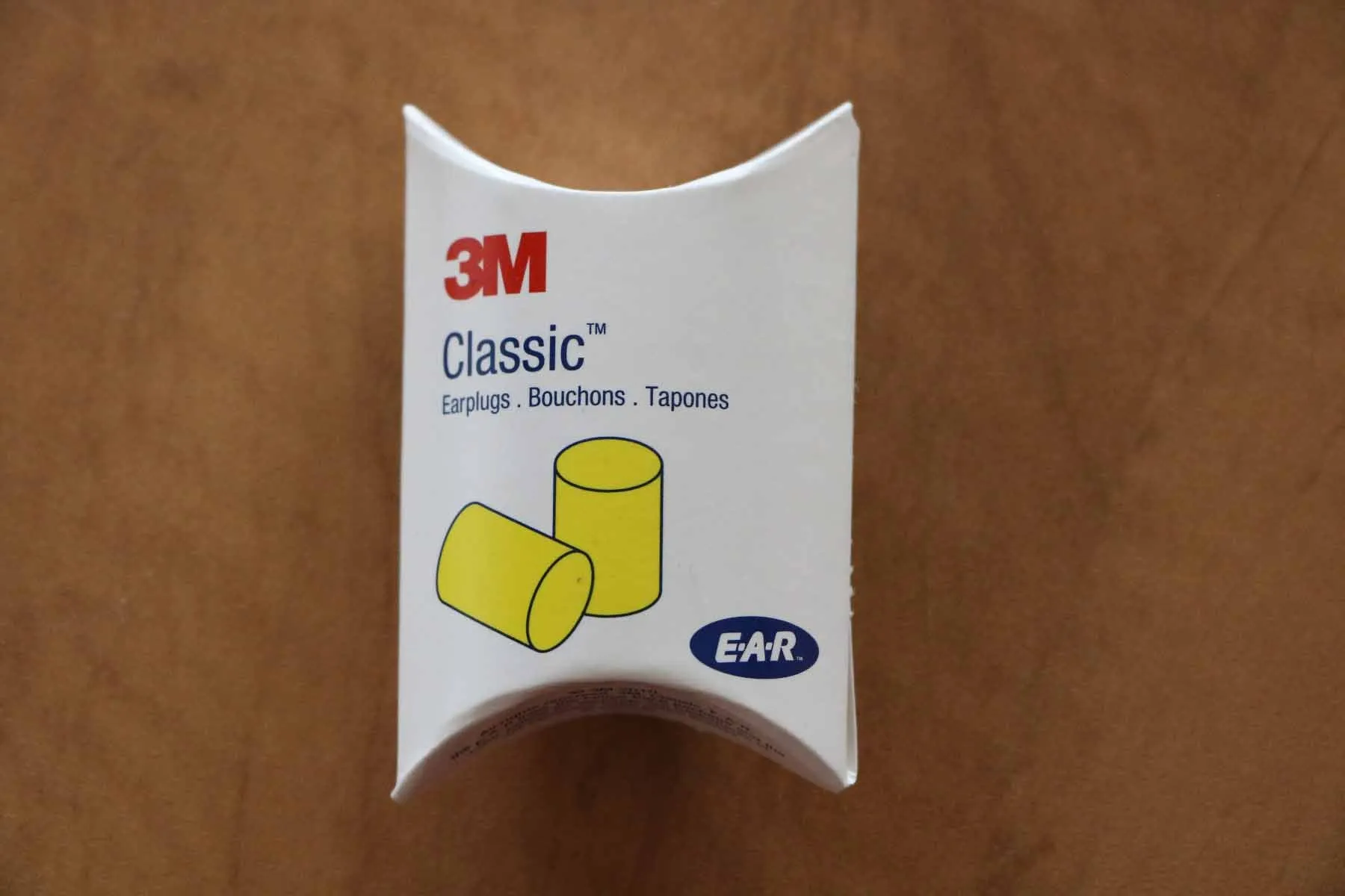 3M Classic Single-Use Earplugs Box