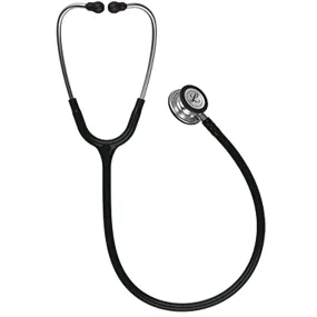 3M Littmann Classic III Monitoring Stethoscope, Black, 27 Inch, Single LumenTube, 1 Each