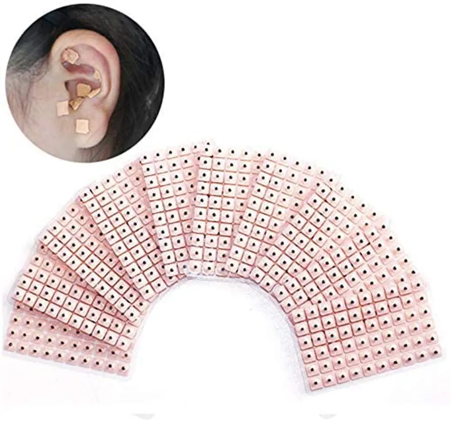 600 Counts Disposable Ear Press Seed Acupressure Acupuncture Kit