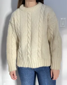 70s Tundra Fisherman Sweater - S/M