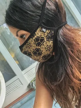 Adjustable Love Print Mask