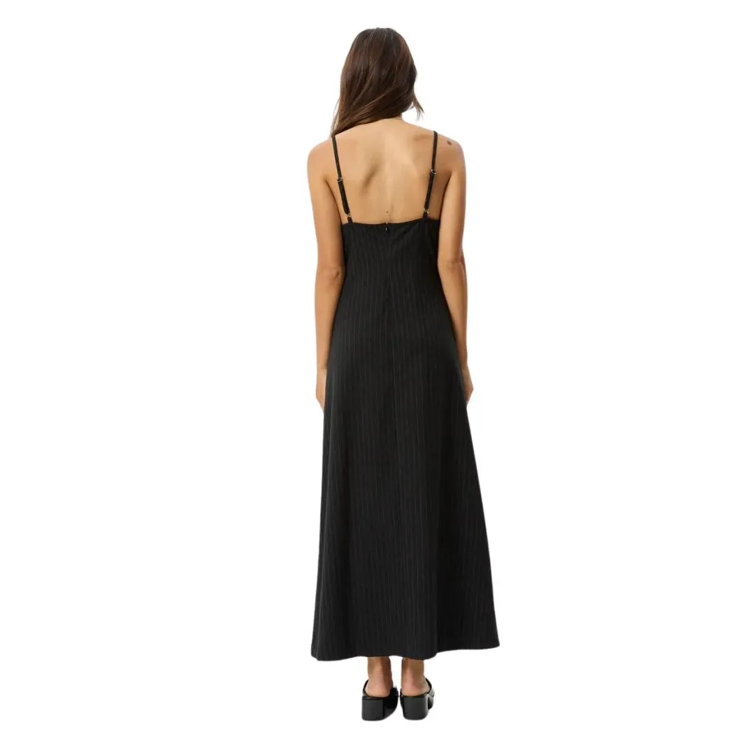 Afends Womens Business Maxi Dress - Black