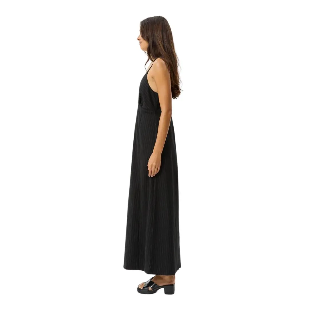 Afends Womens Business Maxi Dress - Black