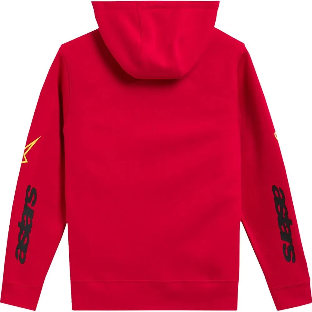 Alpinestars Elliptic Pullover Hoodie Red