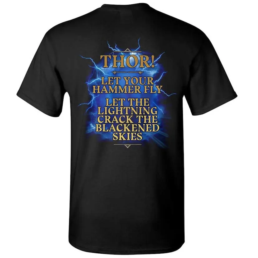 Amon Amarth Thor Crack the Sky T-Shirt