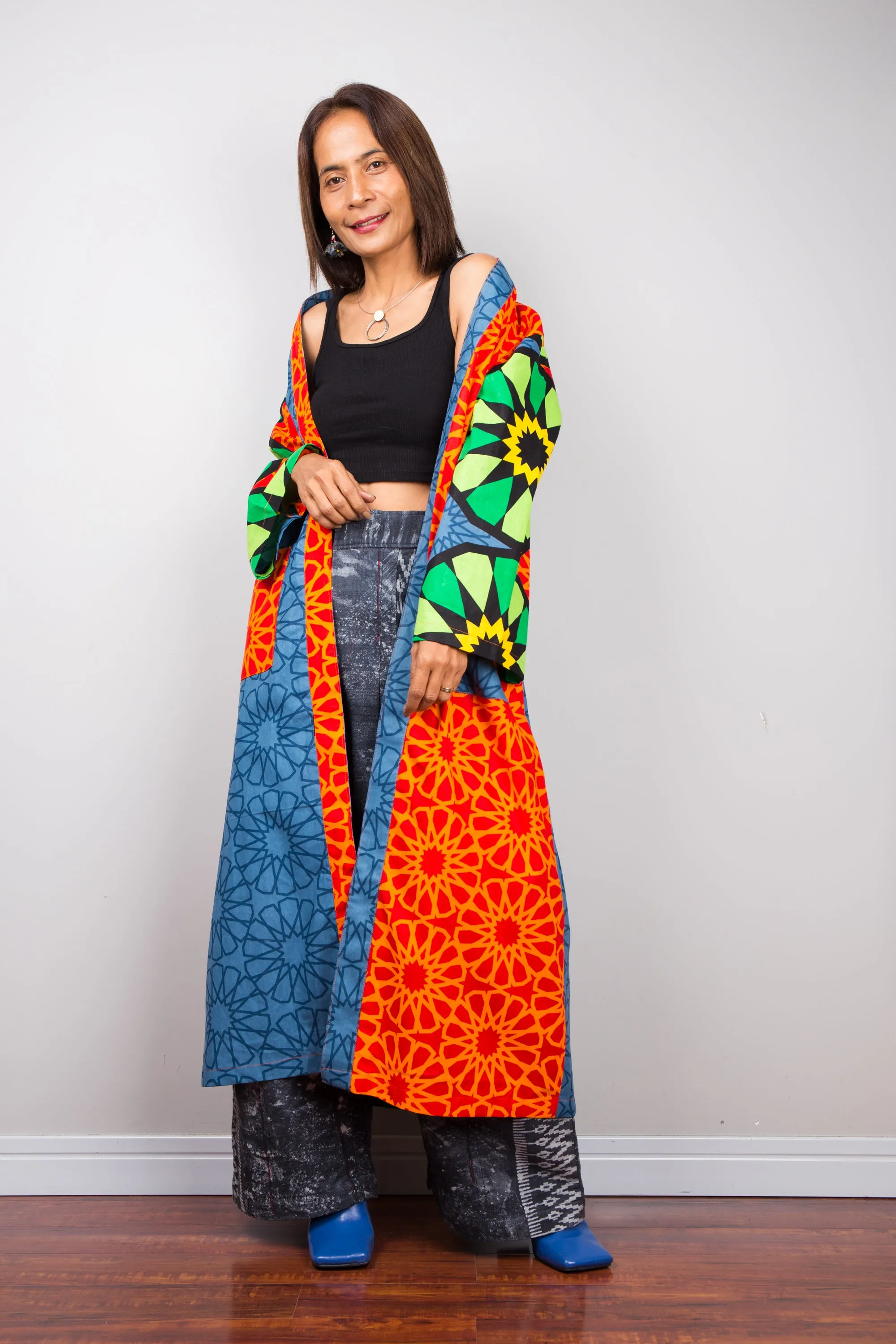 Ankara open cardigan