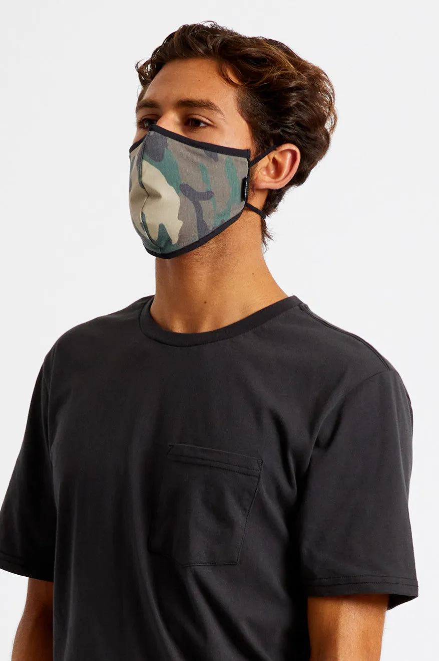 Antimicrobial 4-Way Stretch Face Mask - Camo