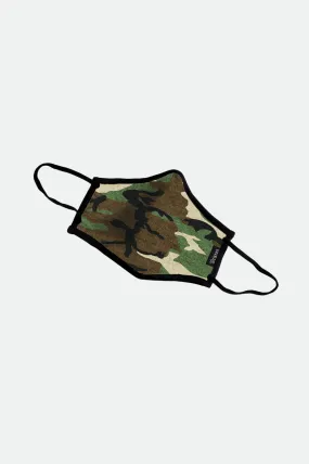 Antimicrobial 4-Way Stretch Face Mask - Camo