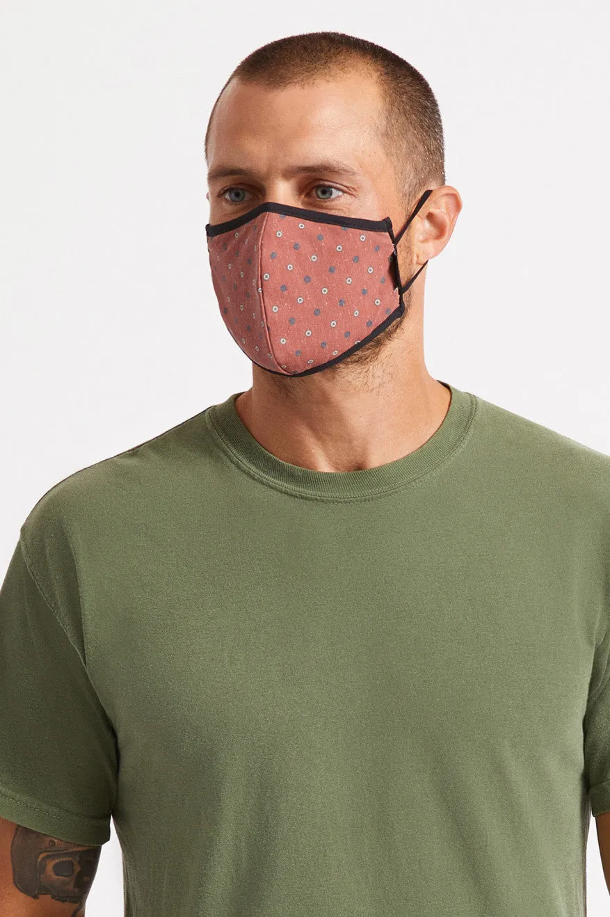 Antimicrobial 4-Way Stretch Face Mask - Polka