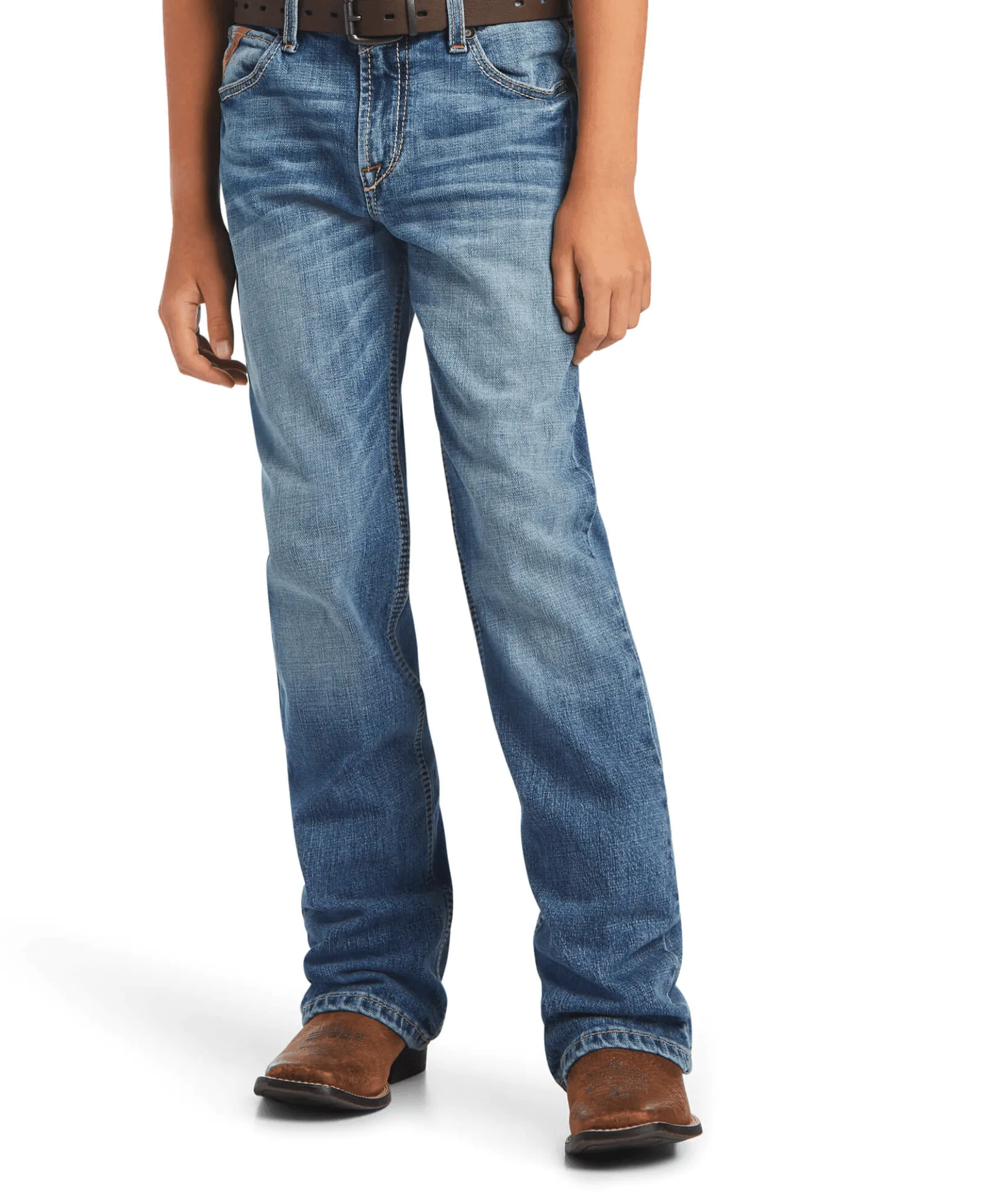 Ariat Boy's B4 Relaxed Fit Merrick Boot Cut Jeans 10040501