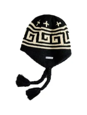 Autumn Niseko Ear Flap Beanie - Black