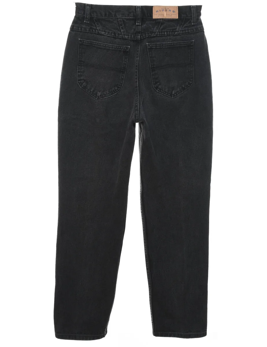 Black Tapered Jeans - W28 L29