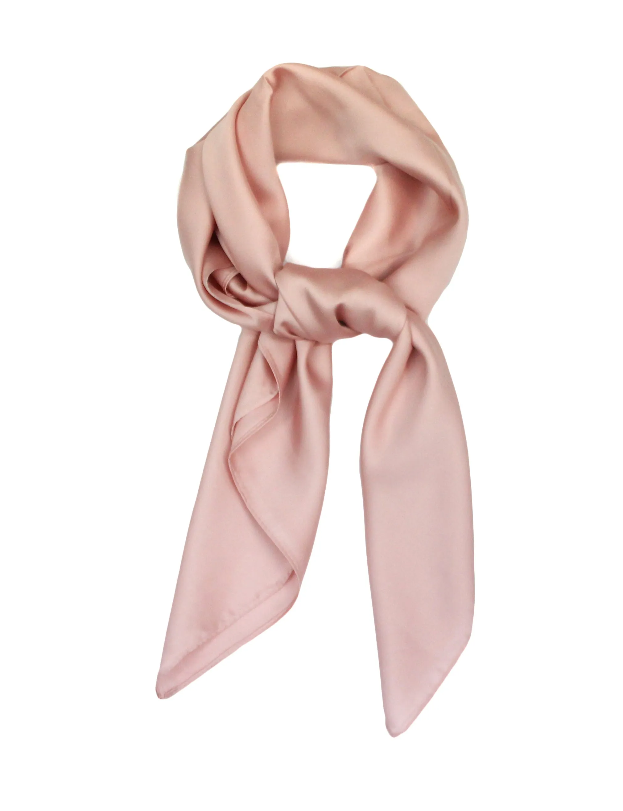 Blush Pink Scarf Thin Silky Womens Summer Spring