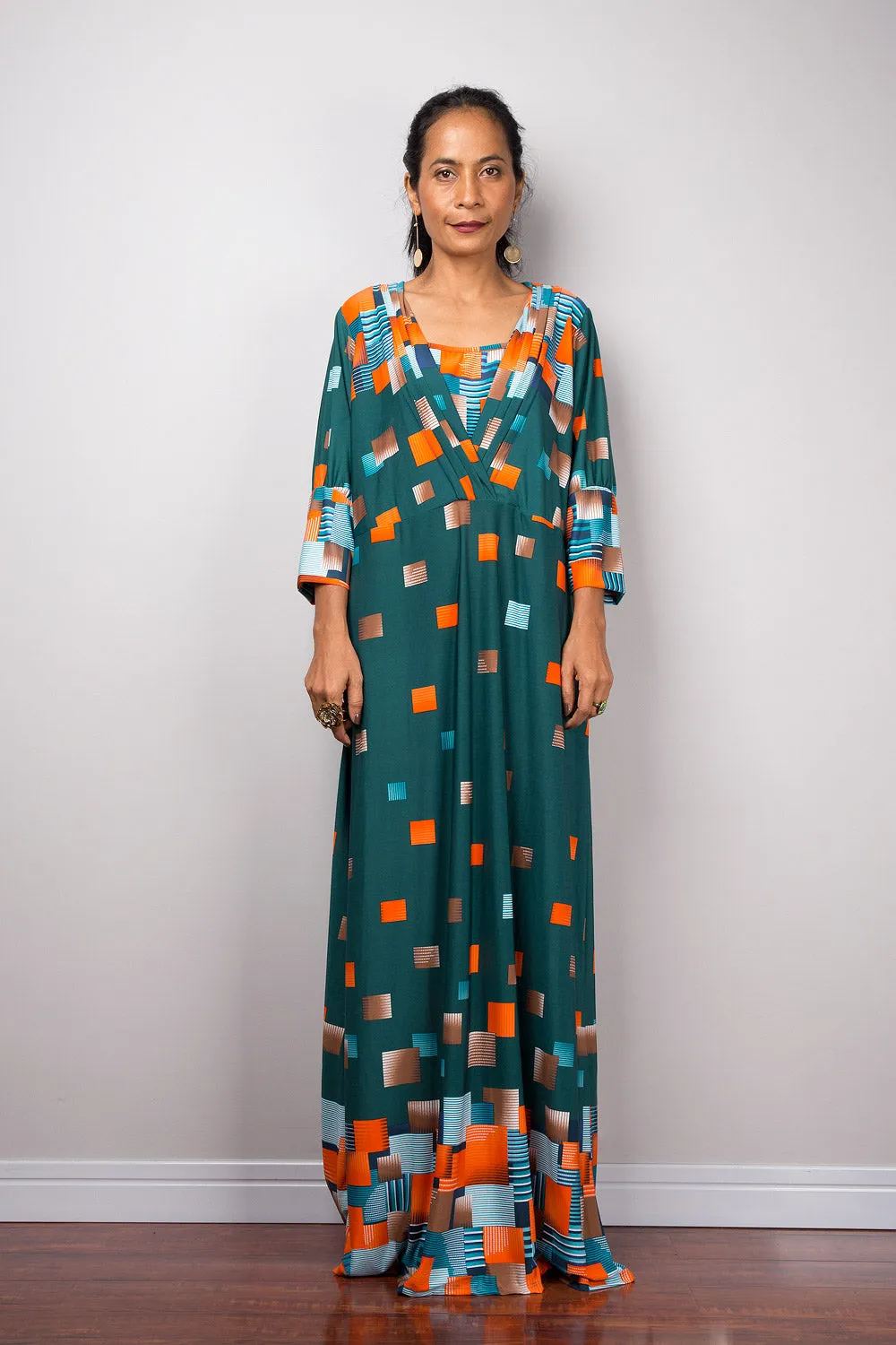 Boho Maxi Dress | Loose fit modest abaya dress