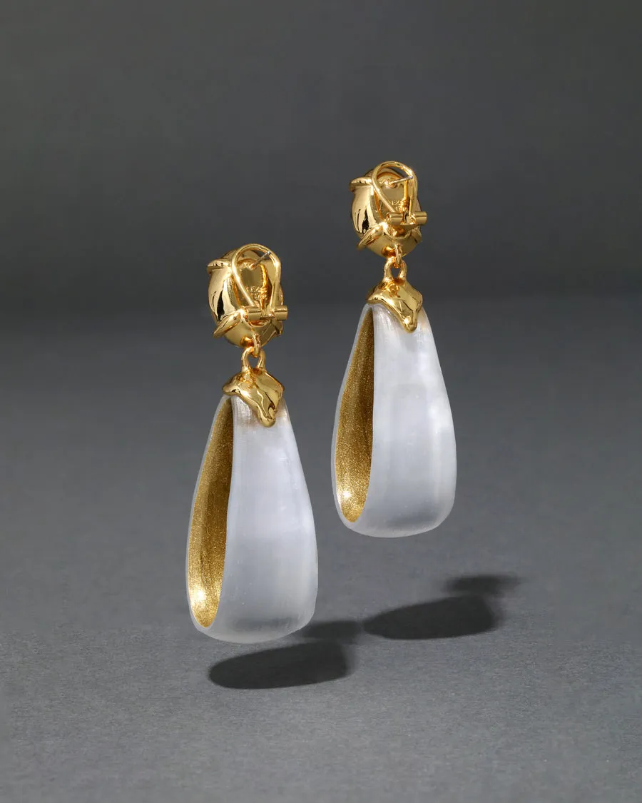 BONBON CRYSTAL LARGE TEARDROP EARRING