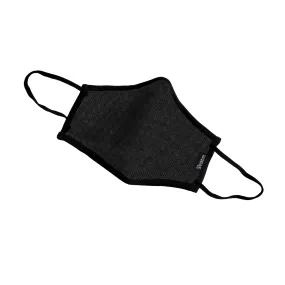 Brixton Antimicrobial Face Mask - Black Herringbone