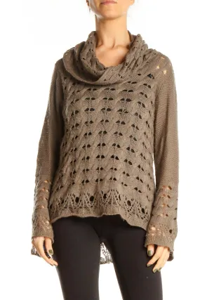 Brown All Day Wear Sweater