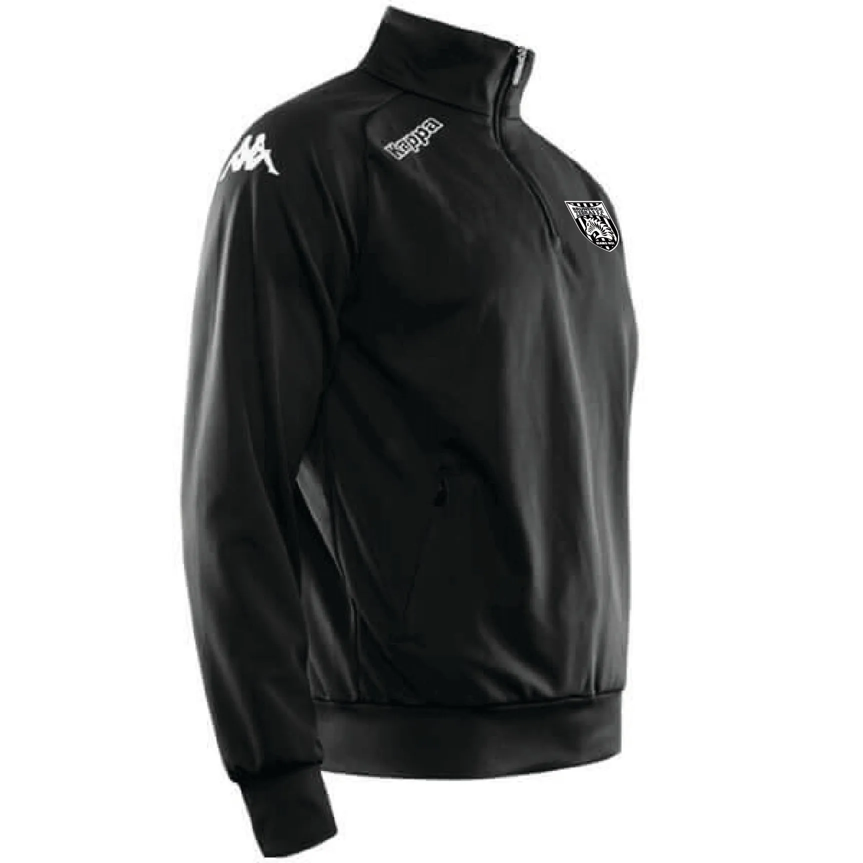 Brunswick Zebras - Track Jacket 1/4 Zip - Black