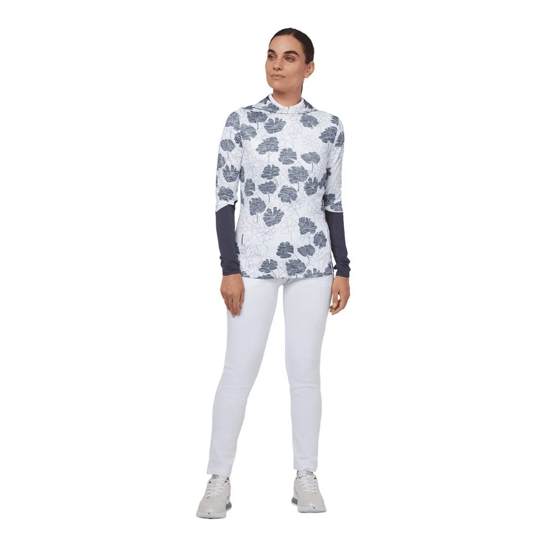 Callaway Ladies Cut Out Floral Golf Pullover CGKJSD02