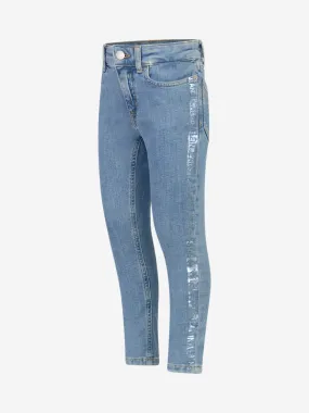 Calvin Klein Girls Jeans - Logo Trim Skinny Jeans