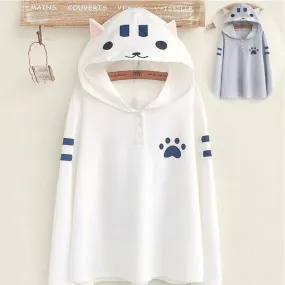 Cat Hooded Fleece AD0330