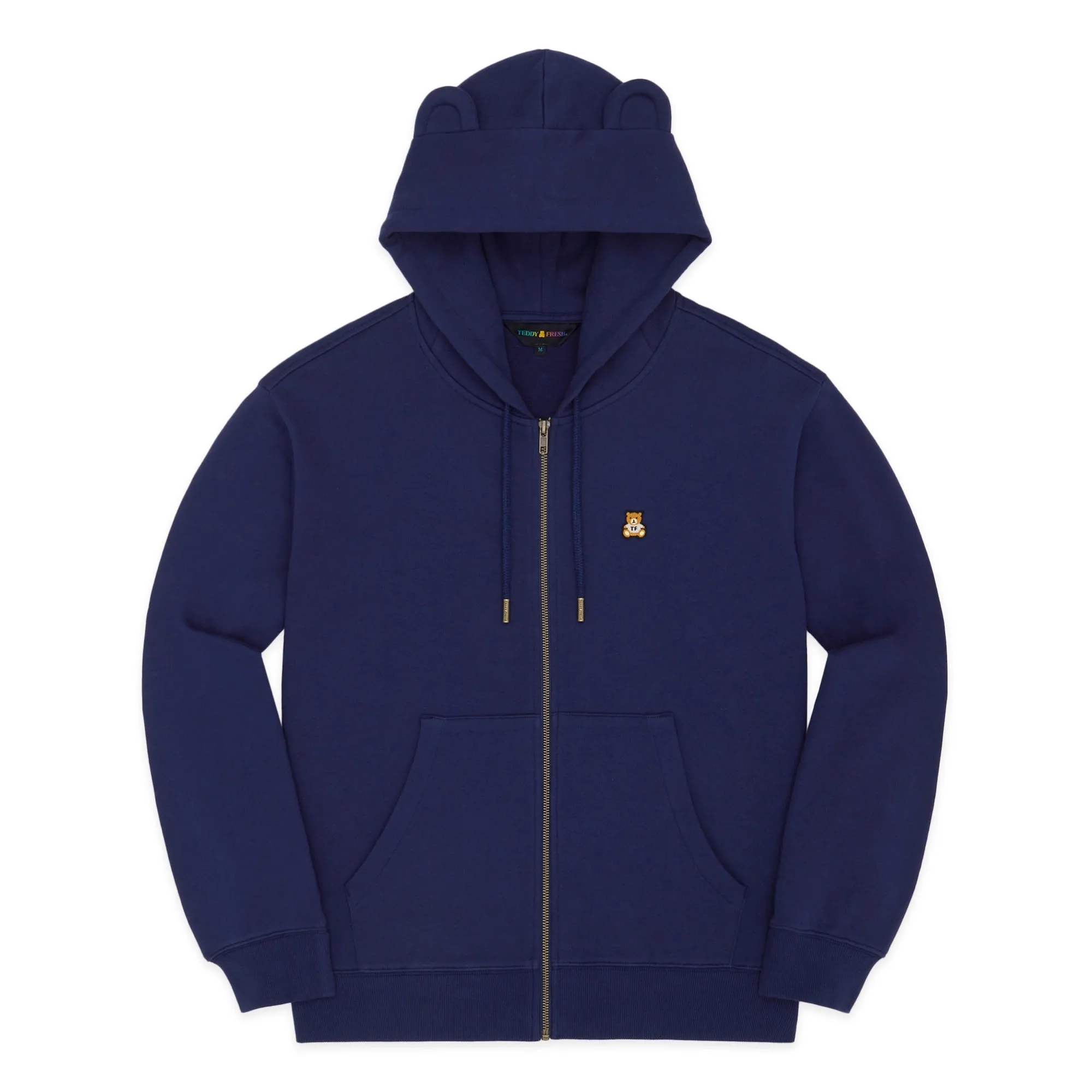 Classic Bear Ear Zip Hoodie