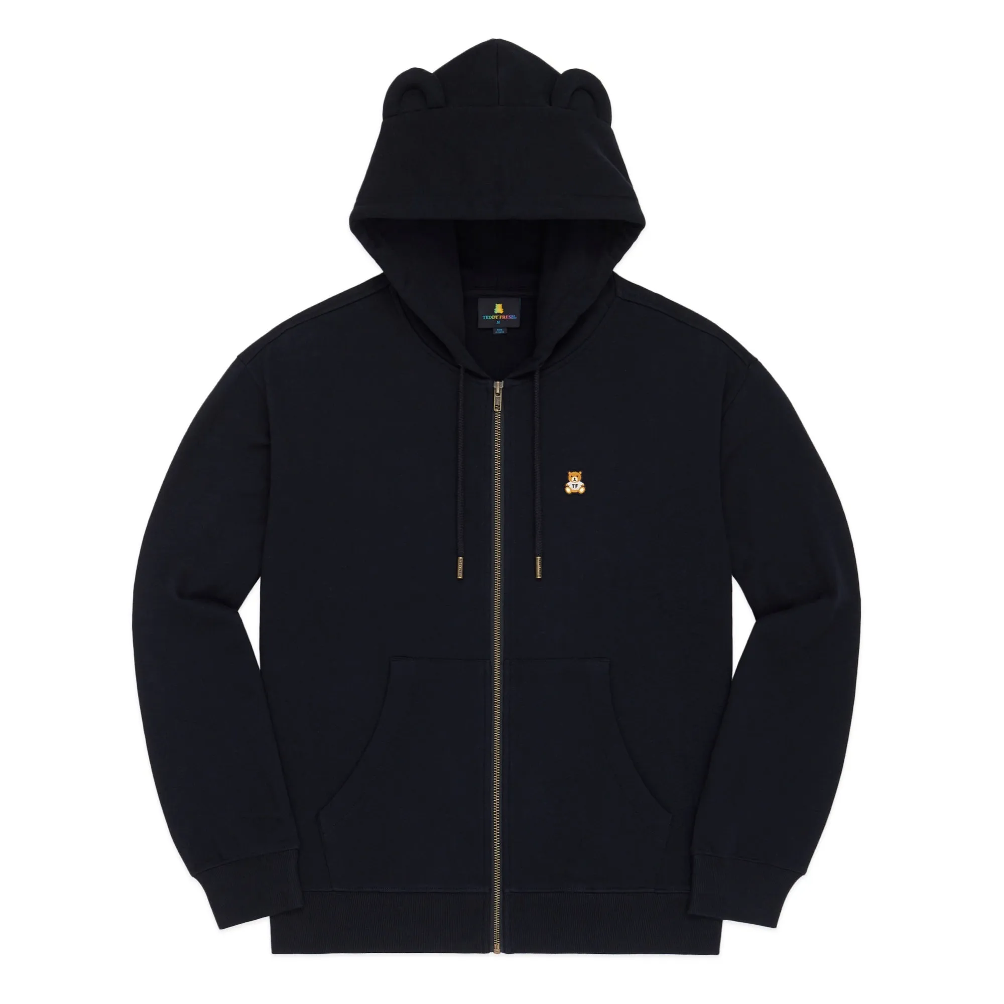 Classic Bear Ear Zip Hoodie