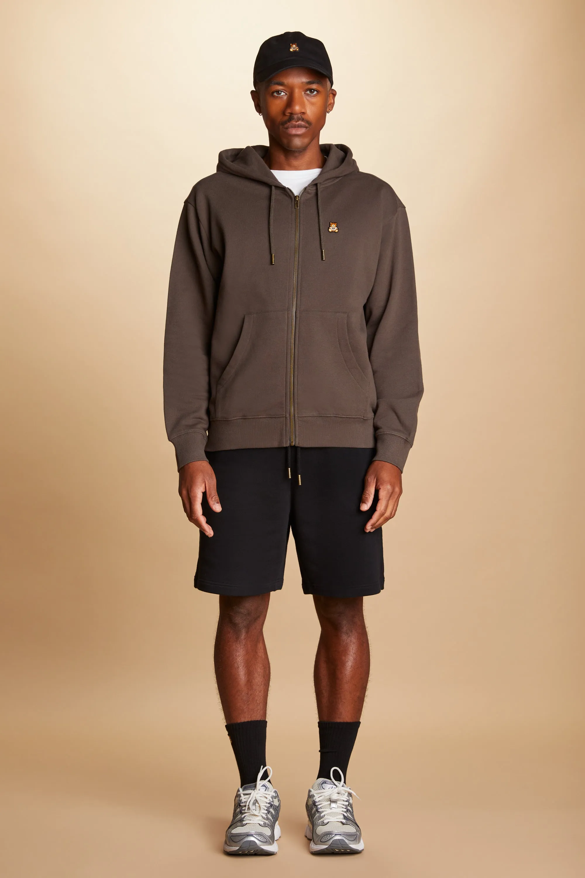 Classic Bear Ear Zip Hoodie