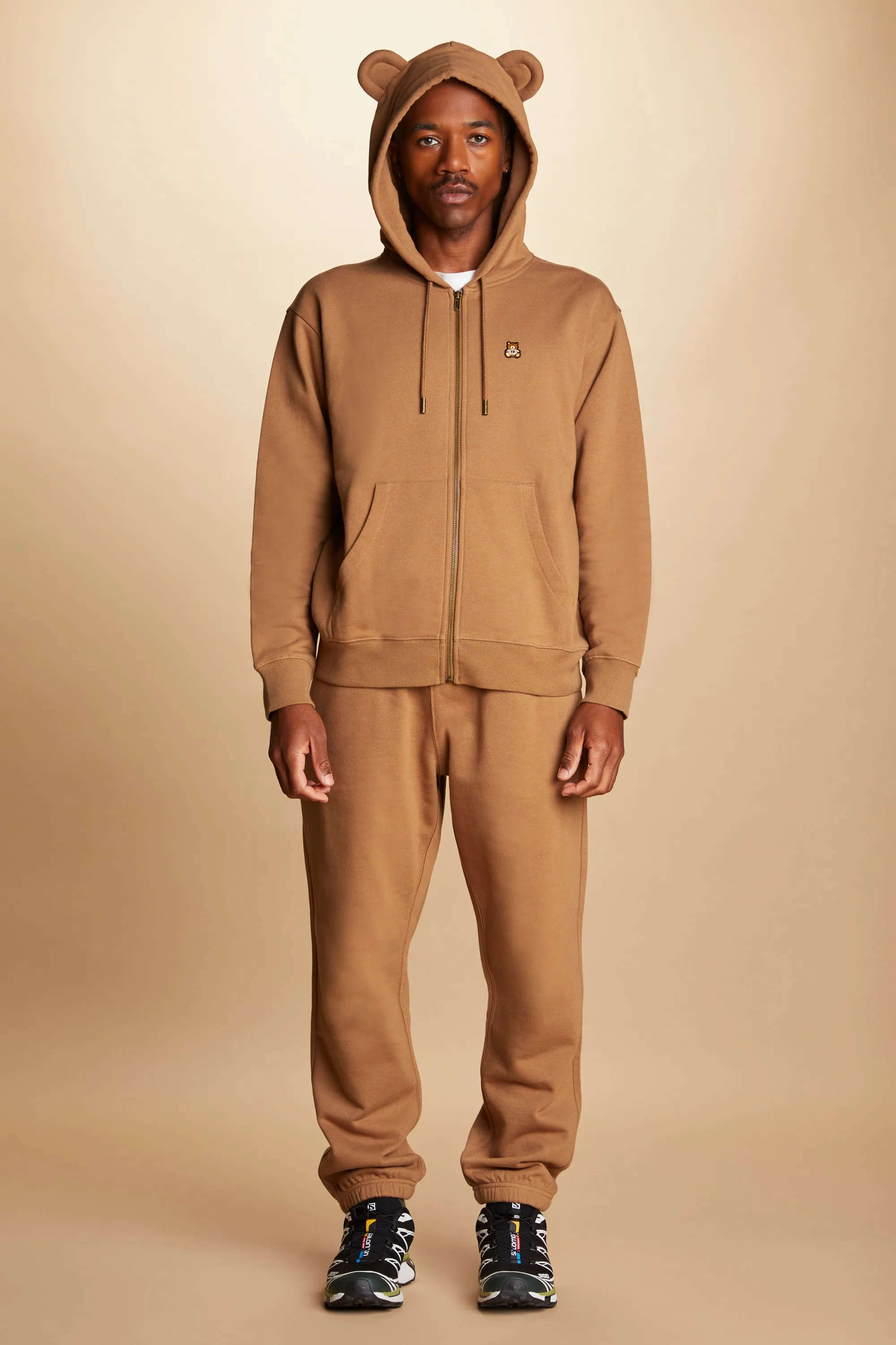 Classic Bear Ear Zip Hoodie