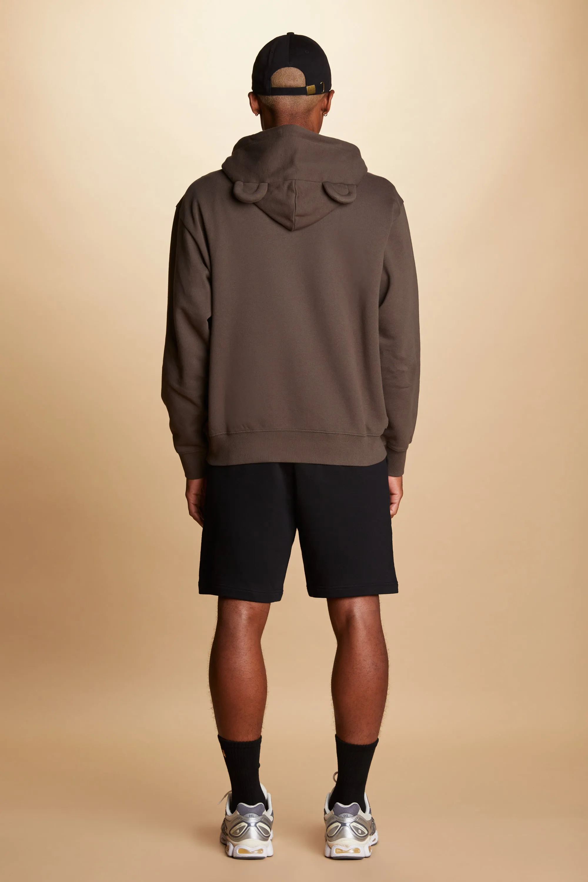 Classic Bear Ear Zip Hoodie