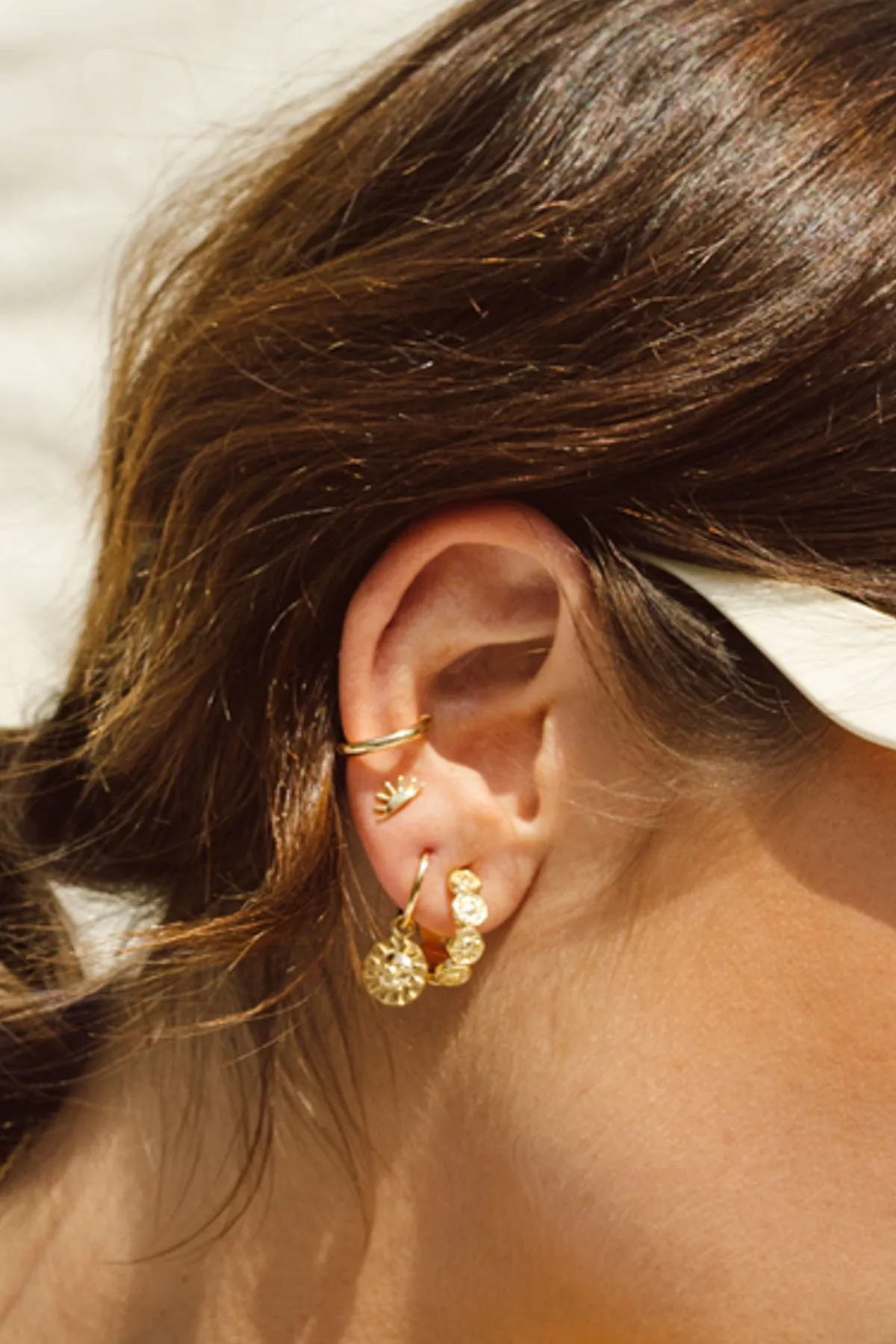 Classic ear cuff gold plated