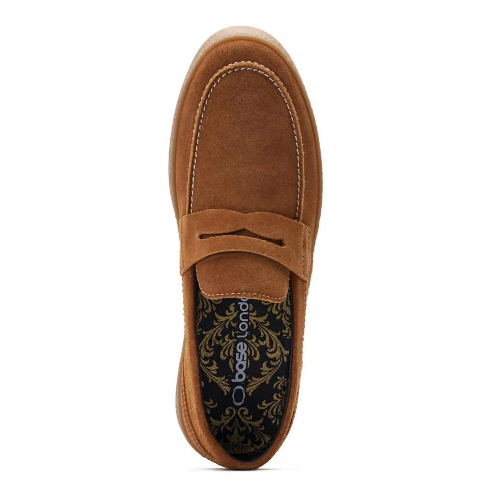 Claude Suede Penny Loafers