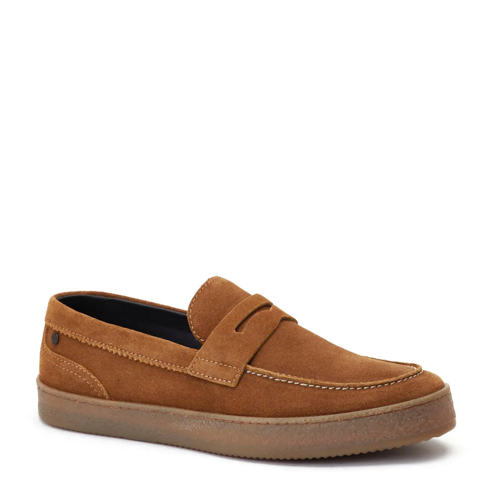 Claude Suede Penny Loafers