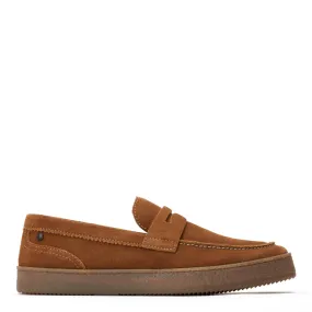 Claude Suede Penny Loafers