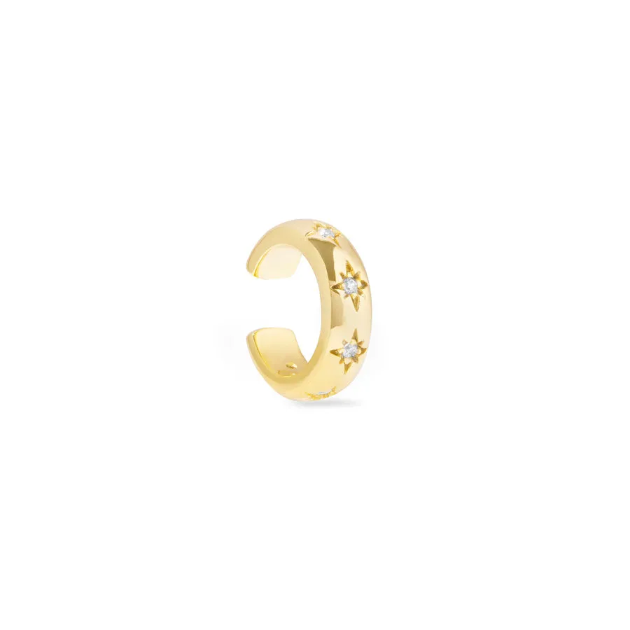 Constellation Gold 9mm Ear Cuff