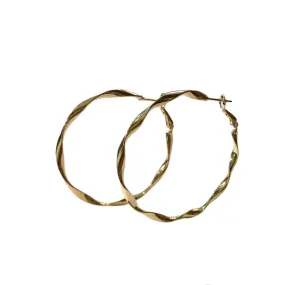 Crysta Ribbon Hoops