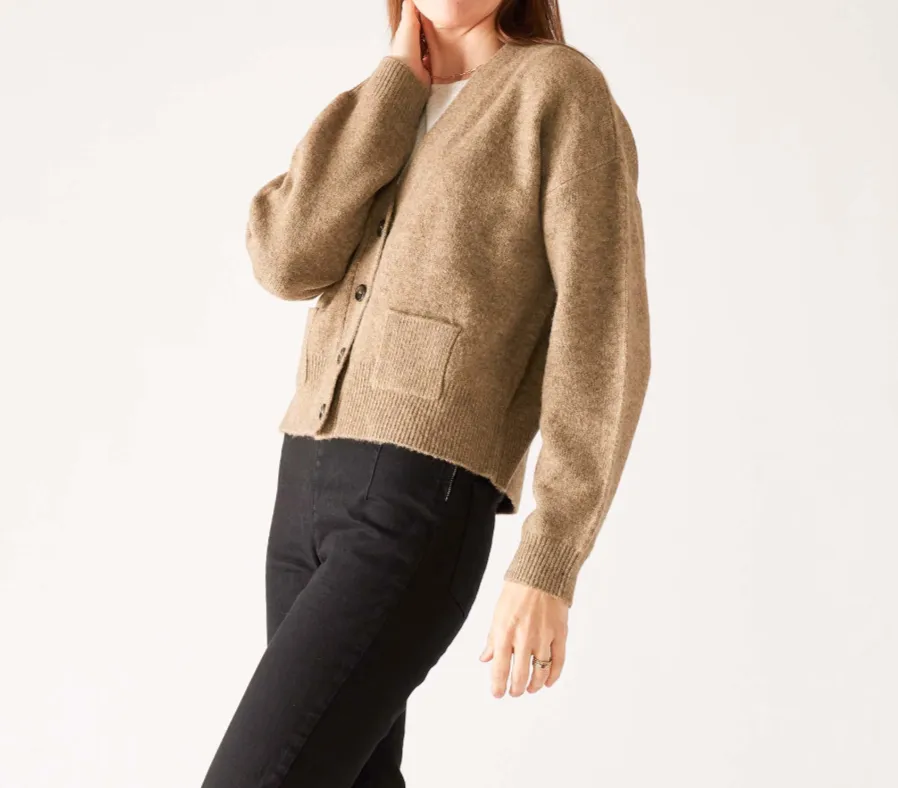 D Cruiser Cardigan Sweater - Saddle