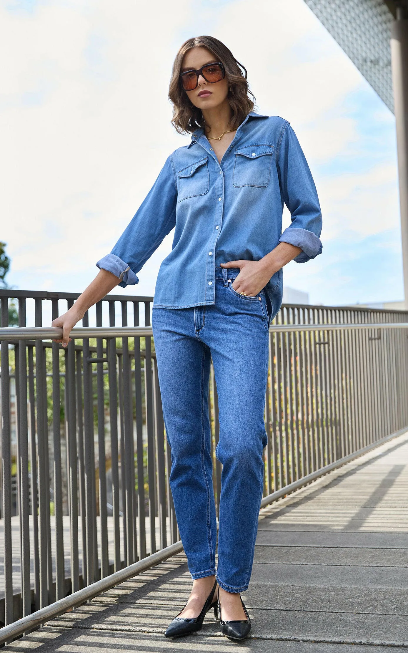 Danika Rodeo Blue Slim Jeans