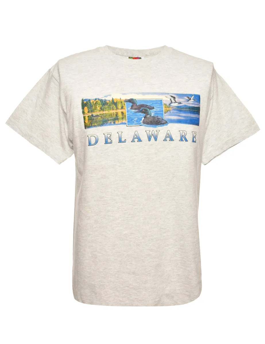 Delaware Printed T-shirt - XL