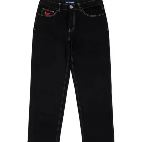 Devil And Beauty Jeans Men's Casual Loose Straight Trousers