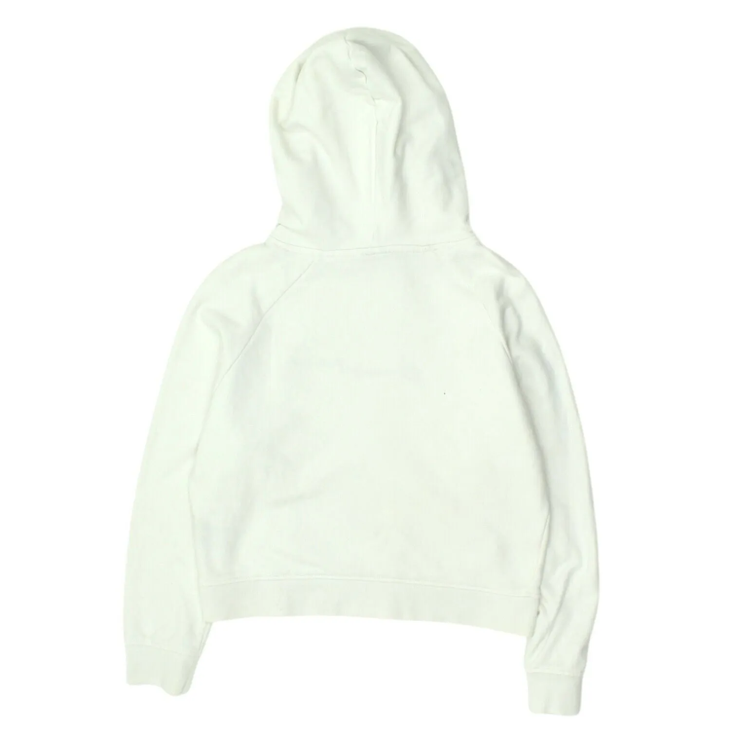 Diesel Womens White Cropped Pullover Hoodie | Casual Streetwear Hoody VTG