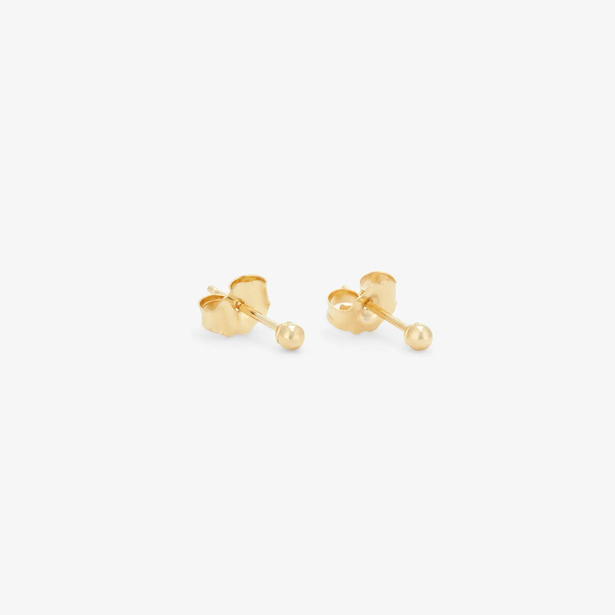 E7602 | 2mm Golden Ball Studs